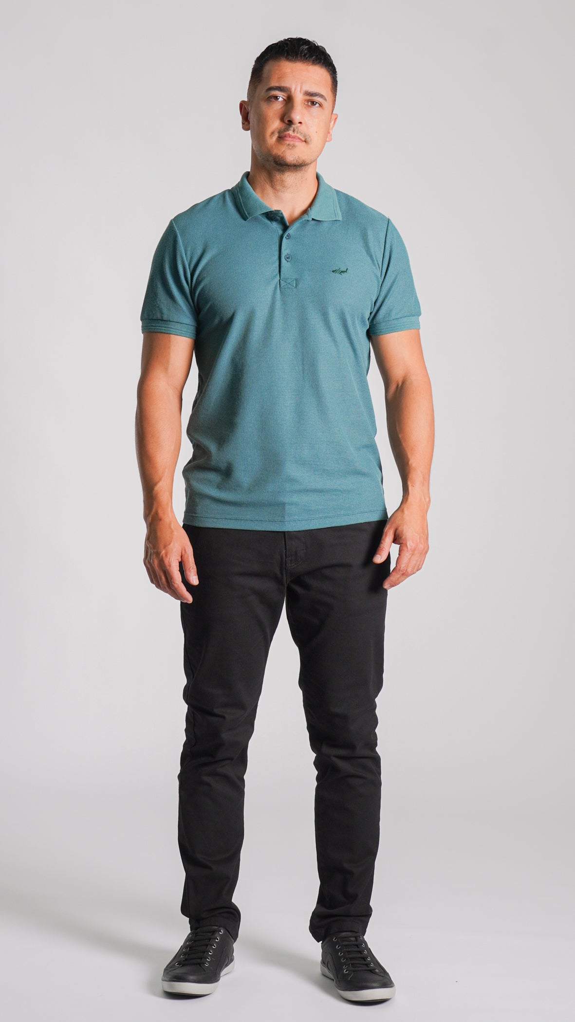 Camisa Polo Tricô Diamond - Verde