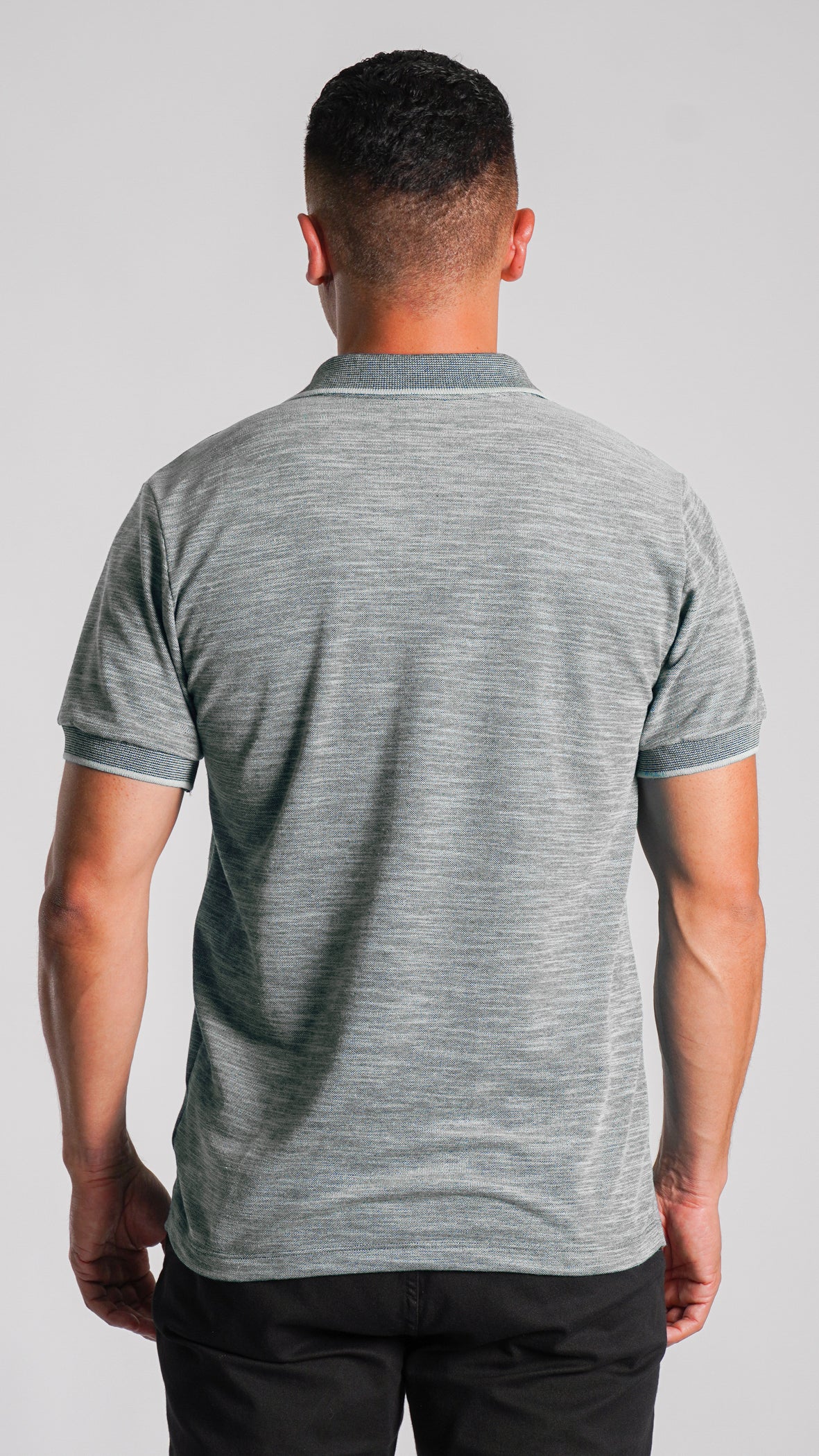 Camisa Polo Flamê - Cinza