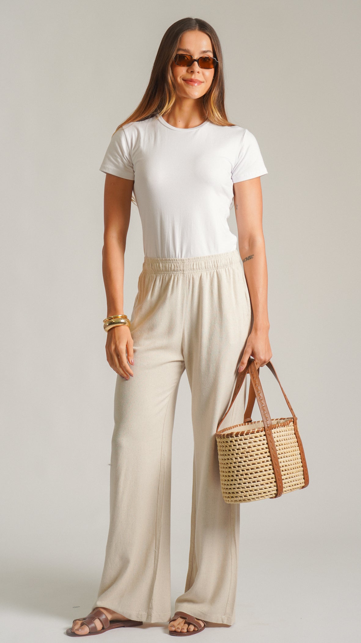 Blusa Baby Tee - Branca