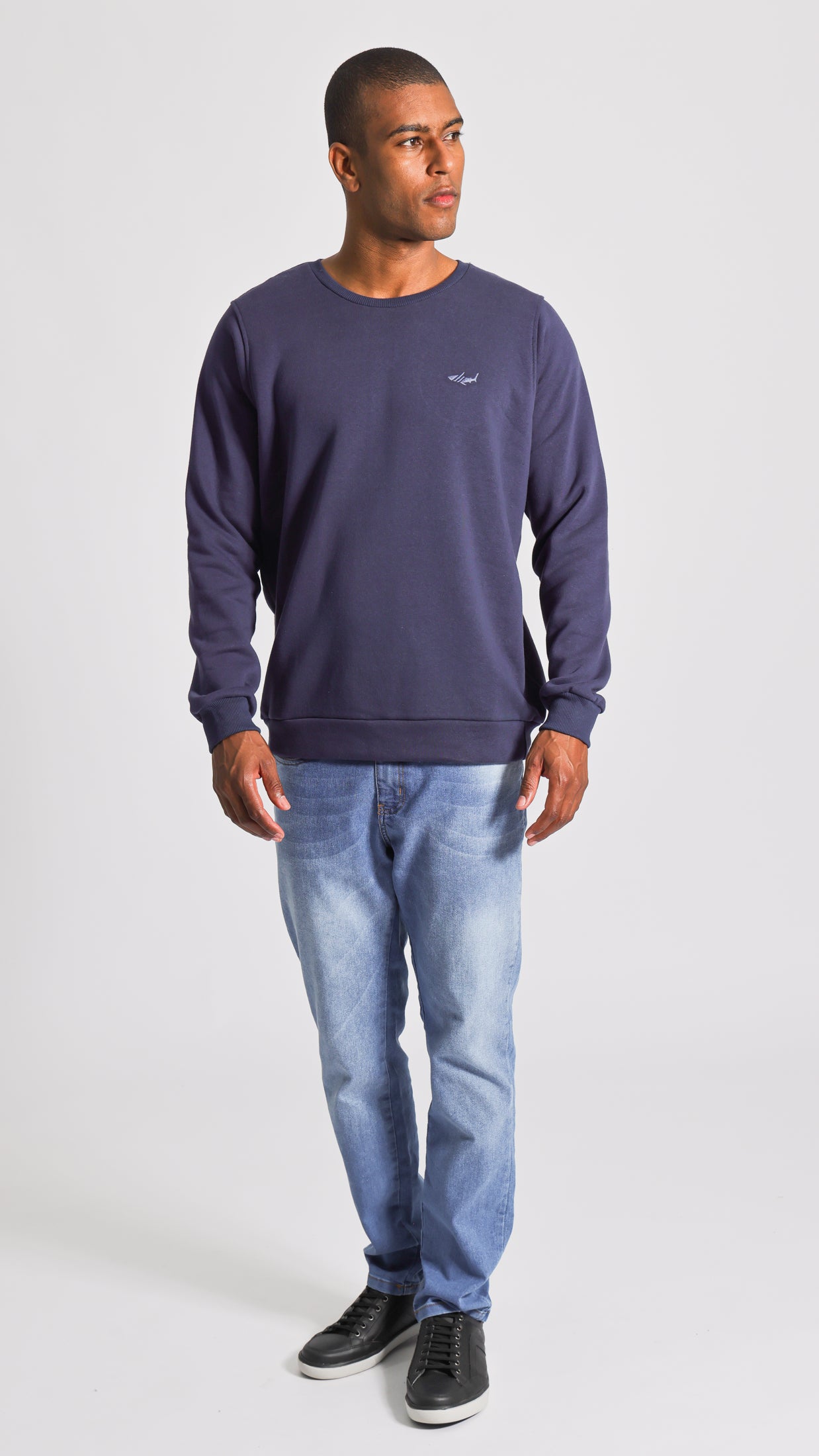 Moletom Ribana Premium - Azul Marinho