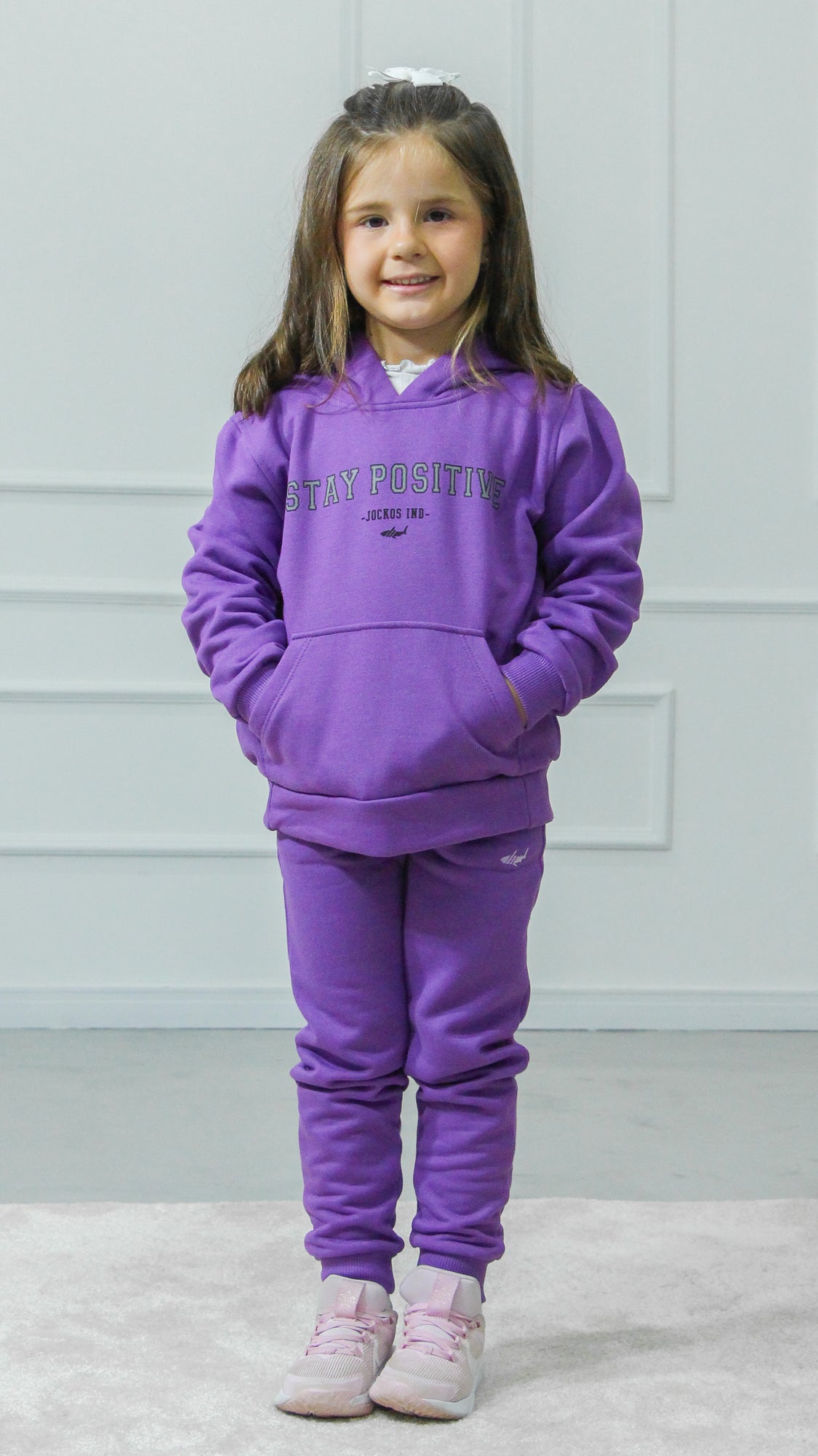Moletom Canguru Kids - Roxo