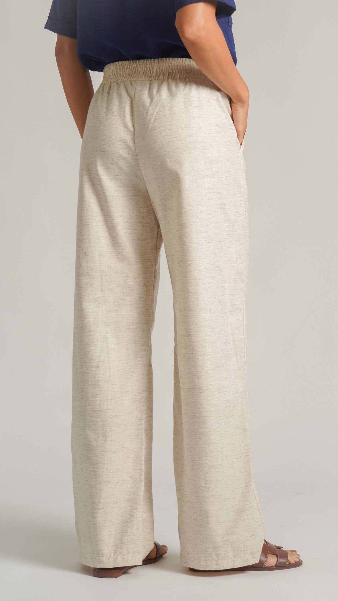 Calça Linho - Bege