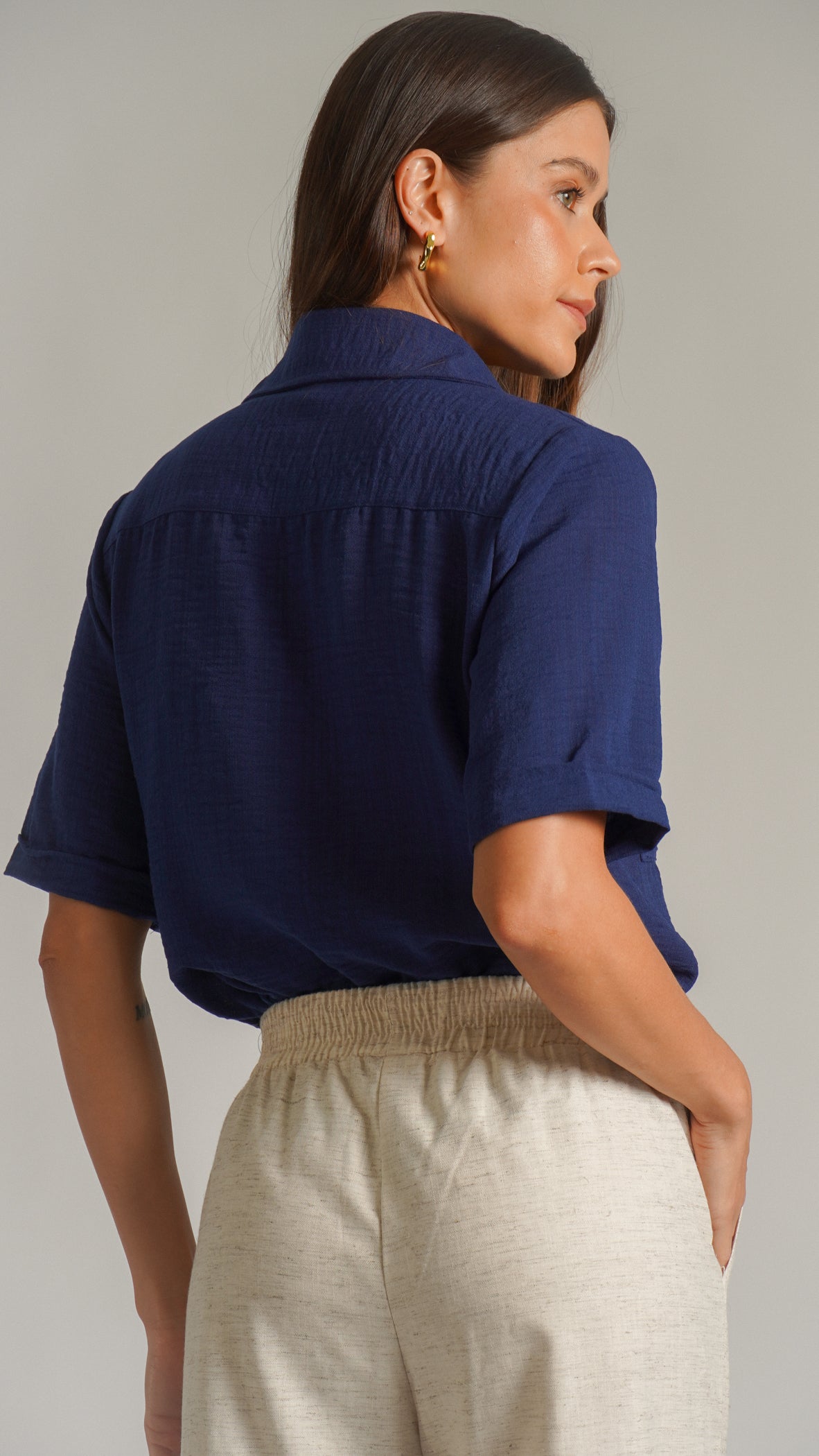 Camisa Italiana - Azul Marinho