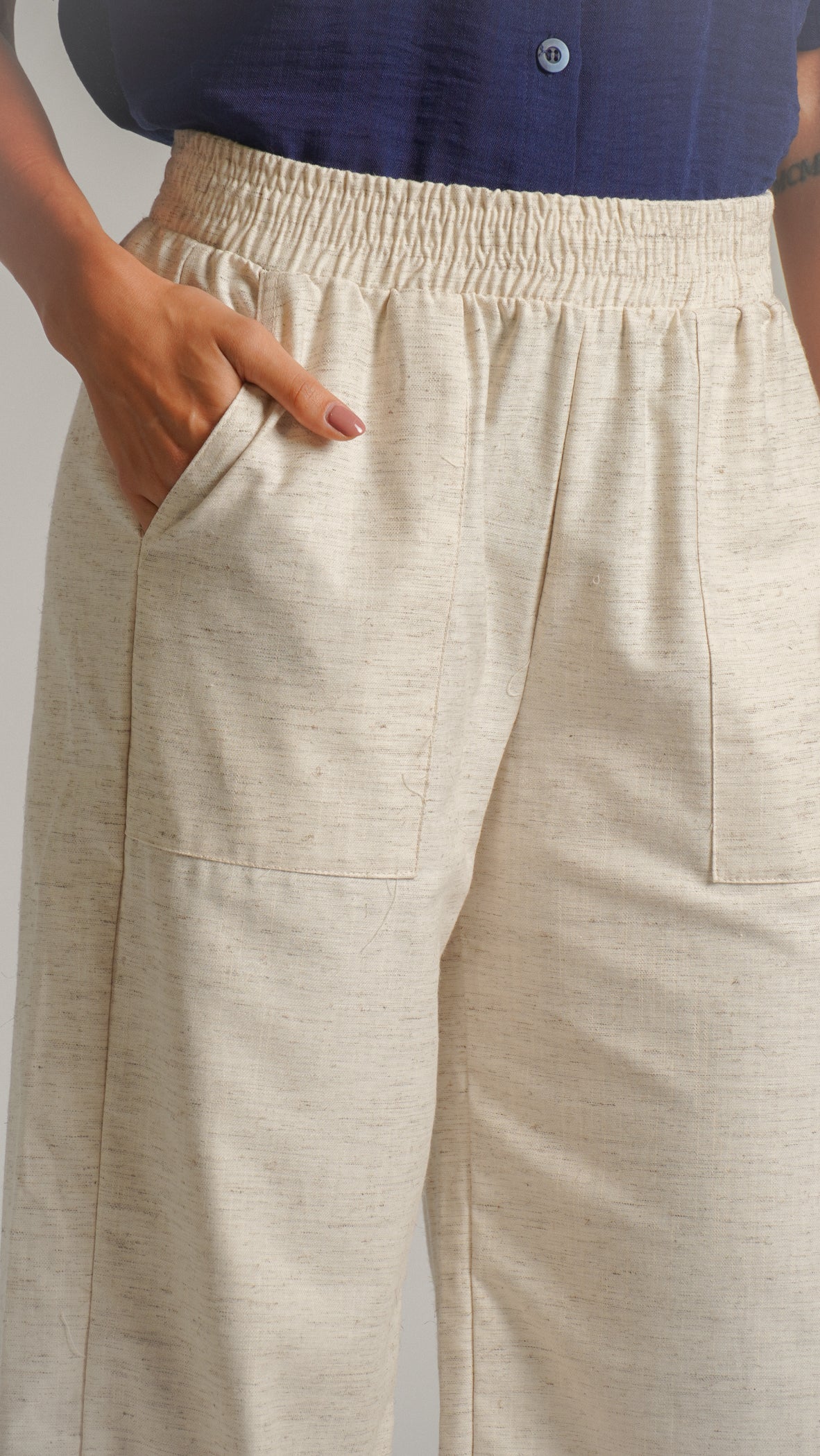 Calça Linho - Bege