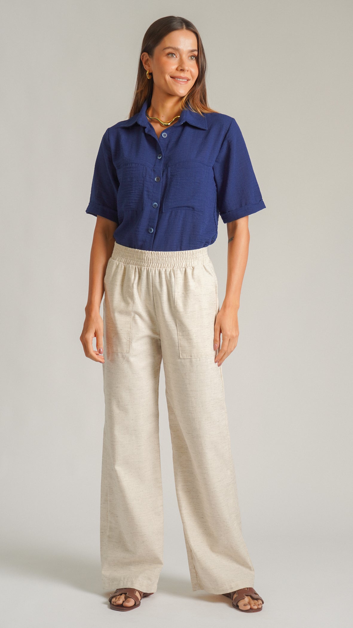 Camisa Italiana - Azul Marinho