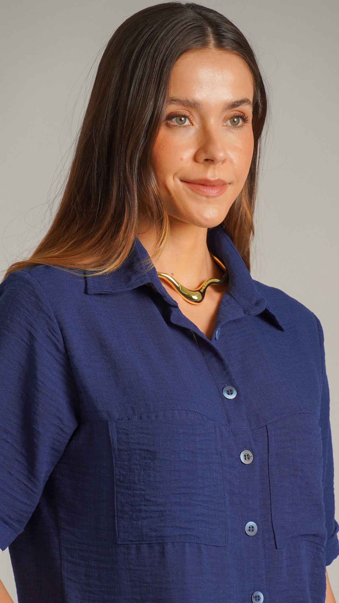 Camisa Italiana - Azul Marinho