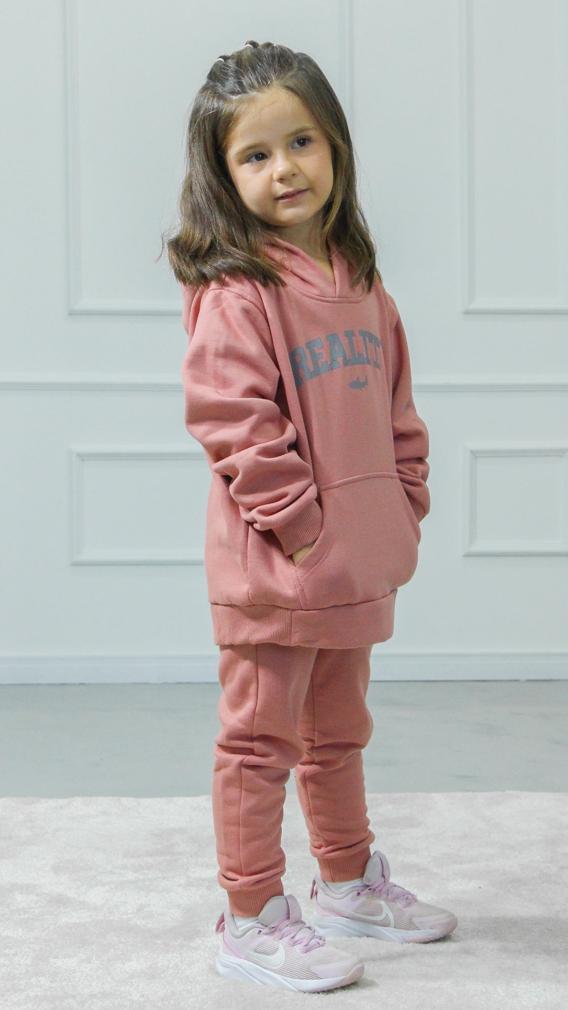 Calça Moletom Kids - Rosa