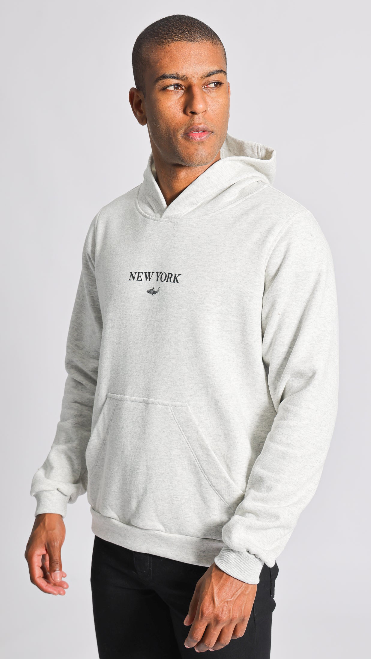 Canguru Moletom Premium New York - Cinza