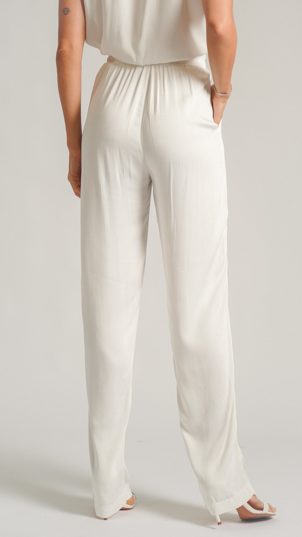 Calça Viscose - Off White