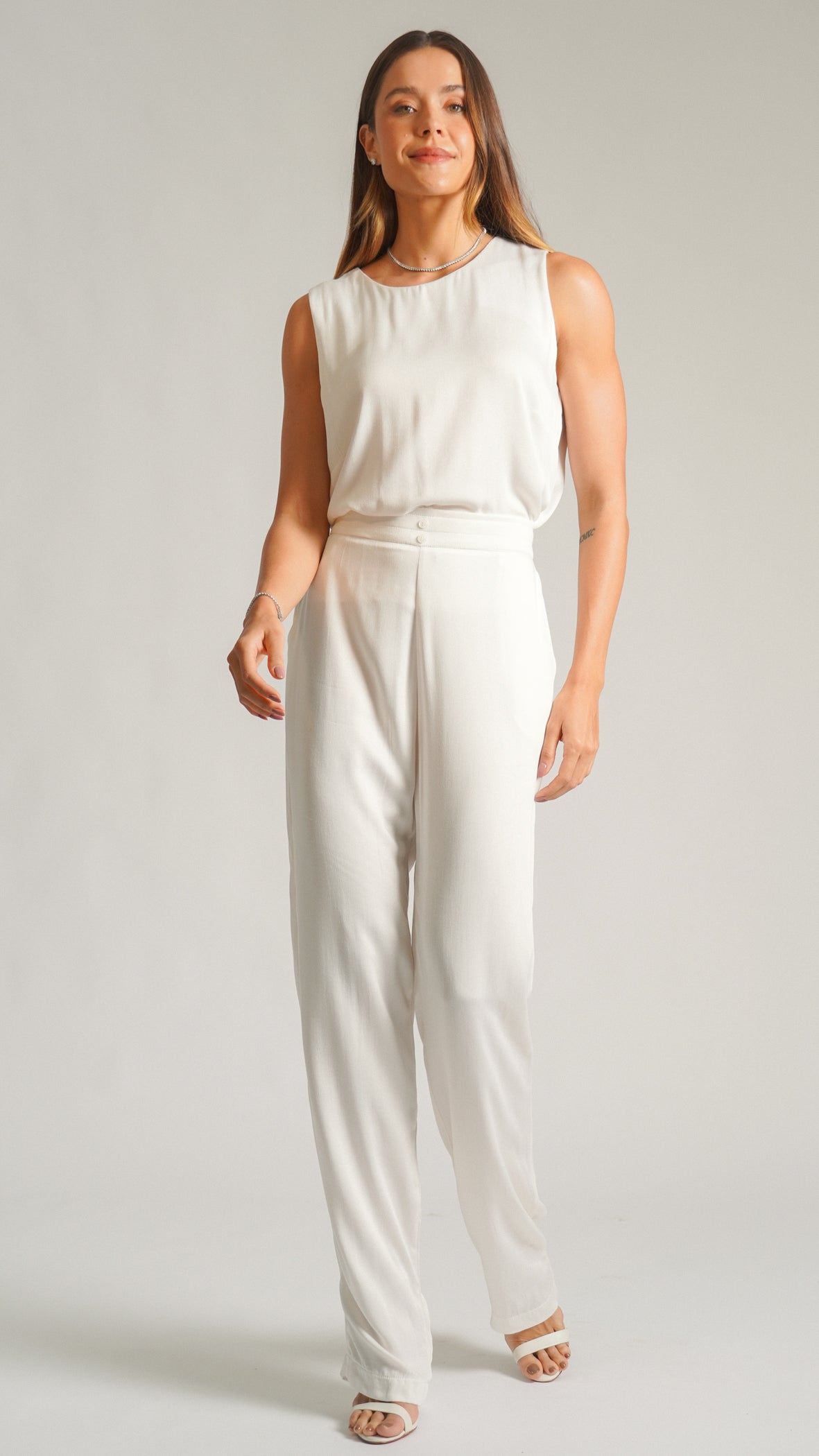 Calça Viscose - Off White