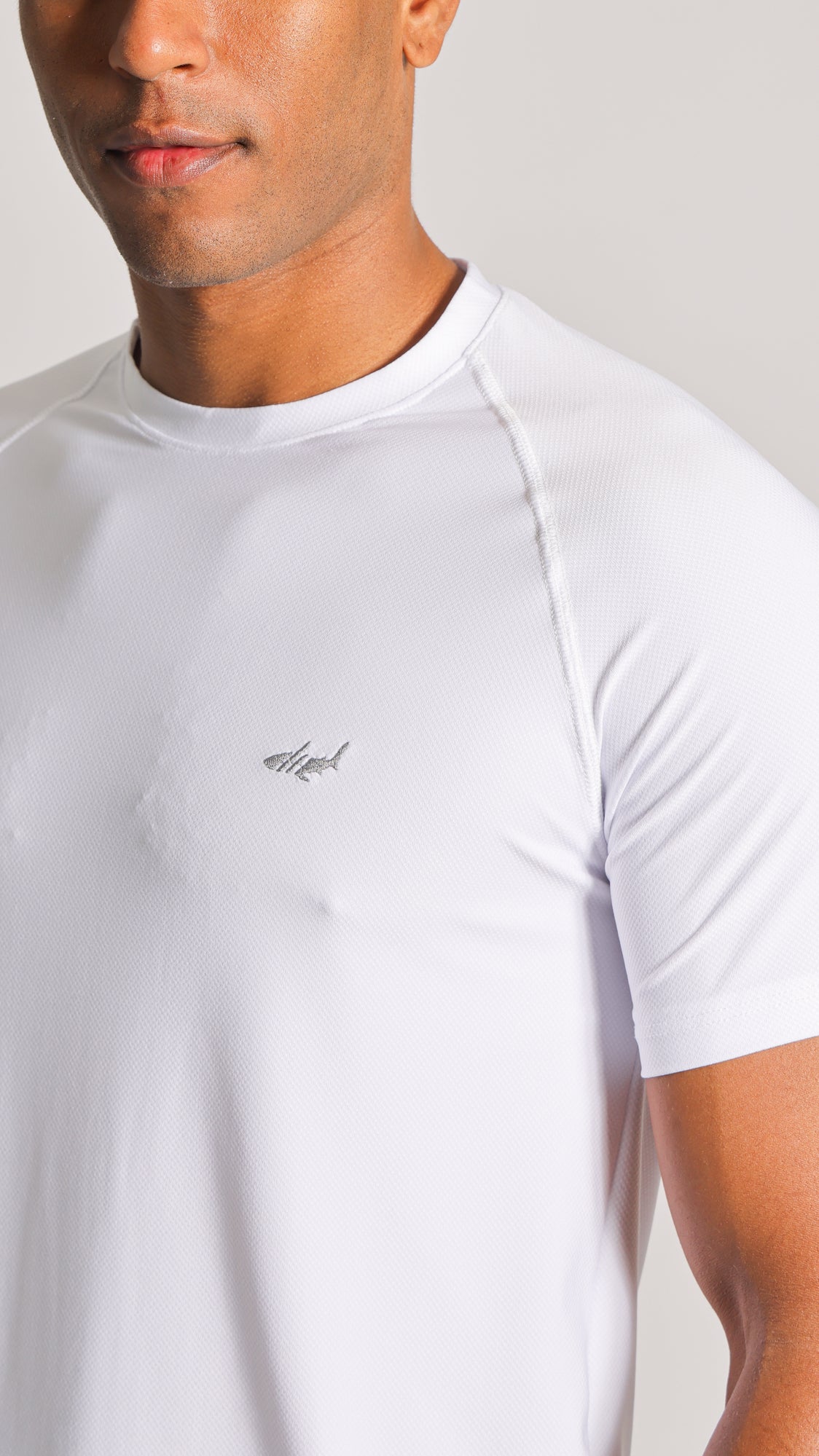 Camiseta Slim Dry Fit - Branca