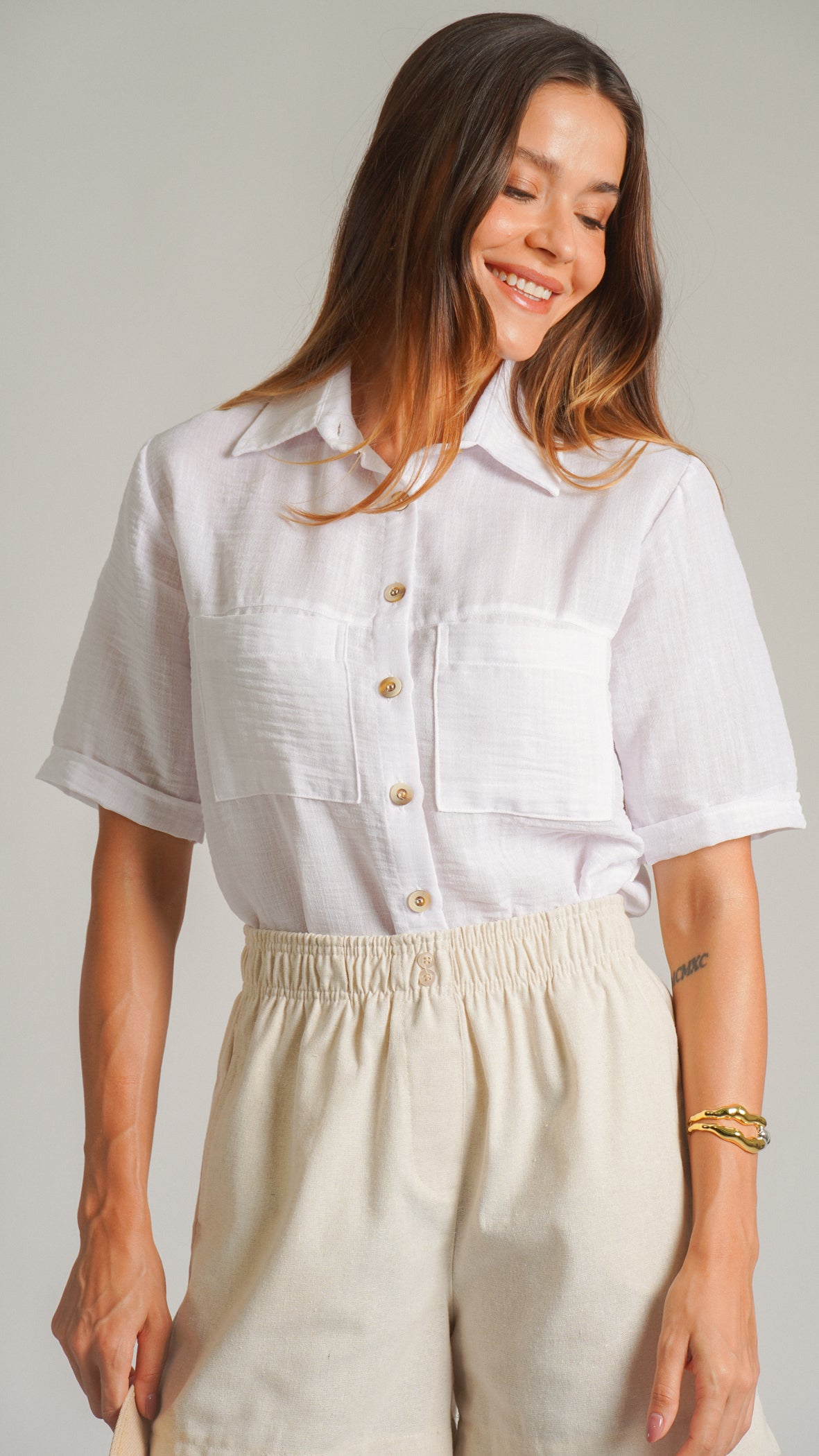 Camisa Italiana - Branca