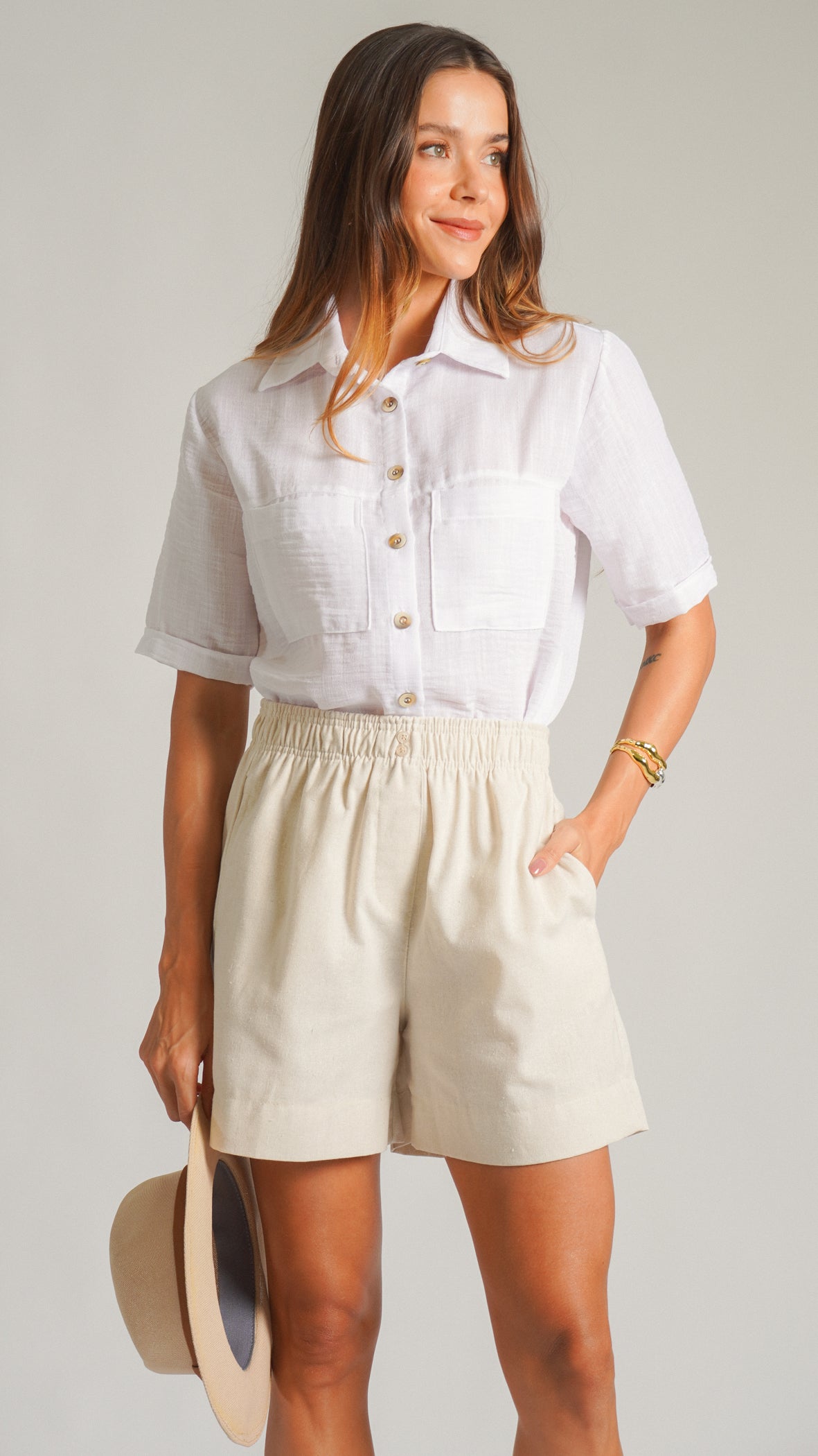 Camisa Italiana - Branca