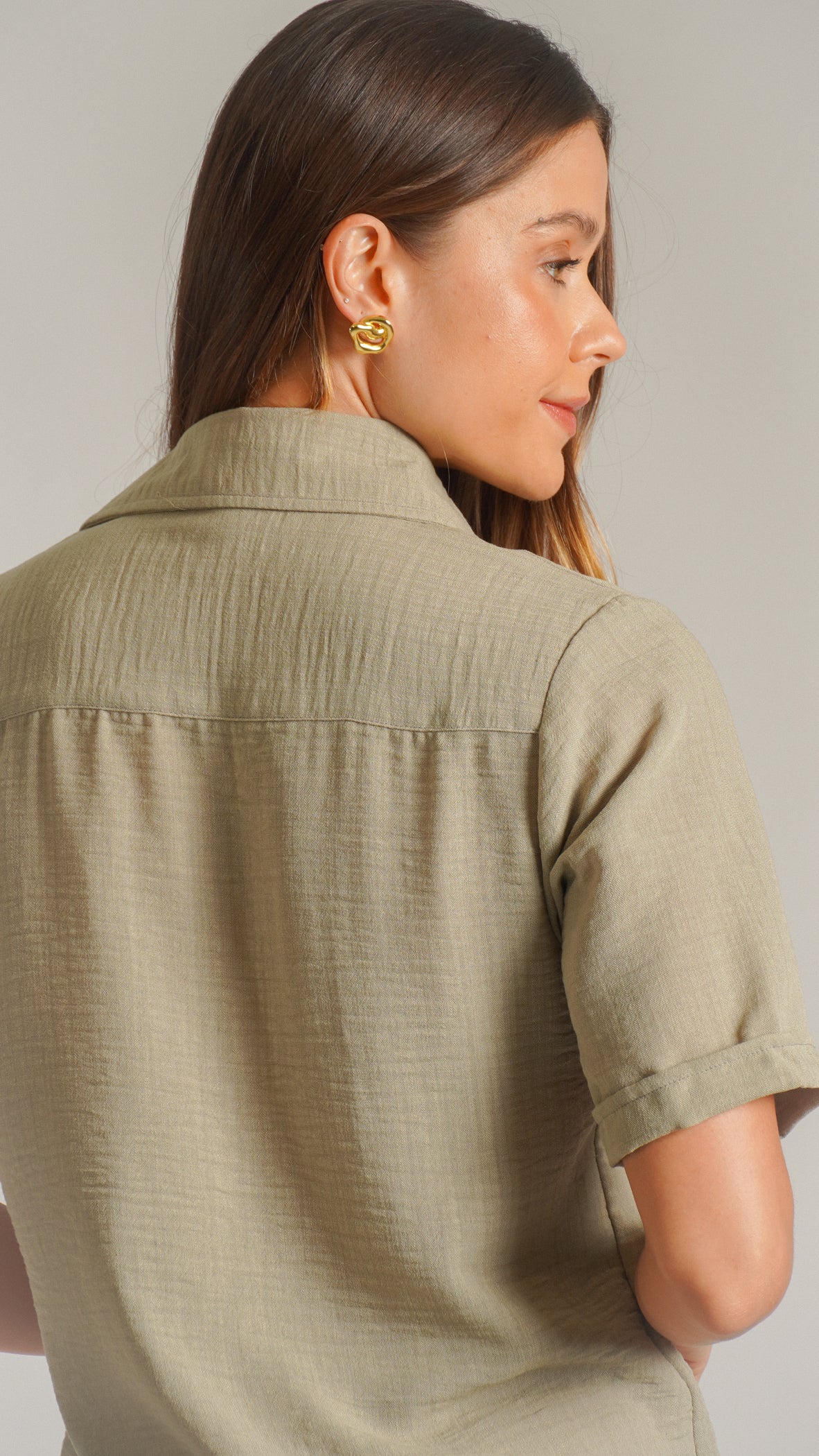 Camisa Italiana - Caqui