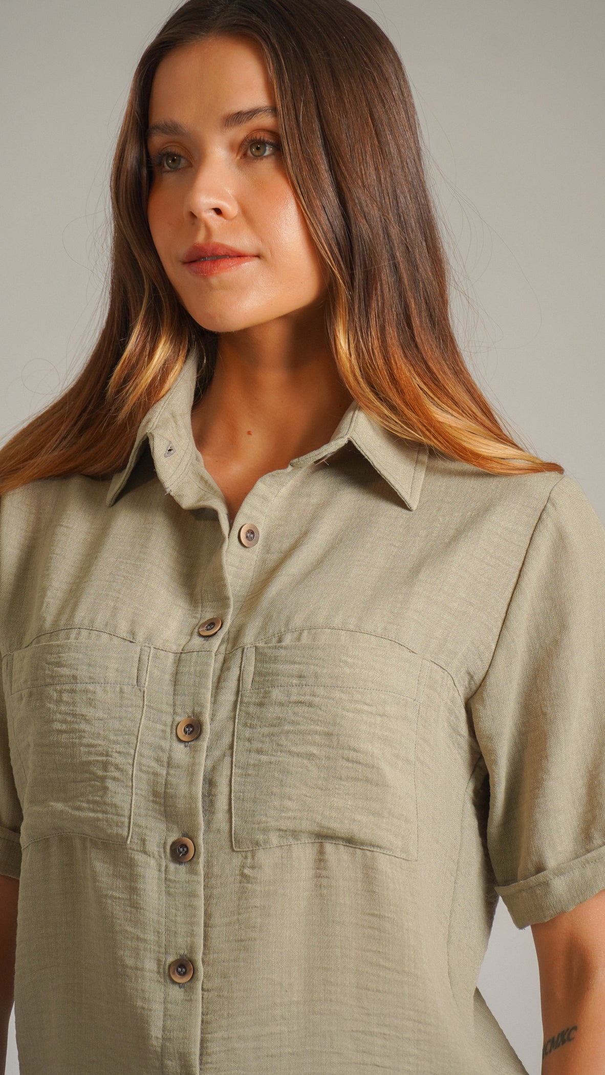 Camisa Italiana - Caqui