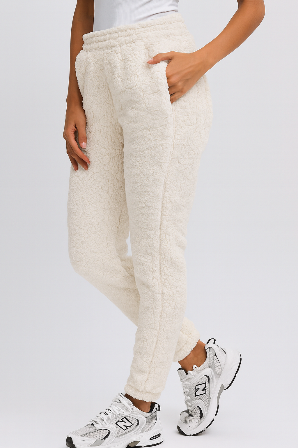 Calça Sherpa - Off White