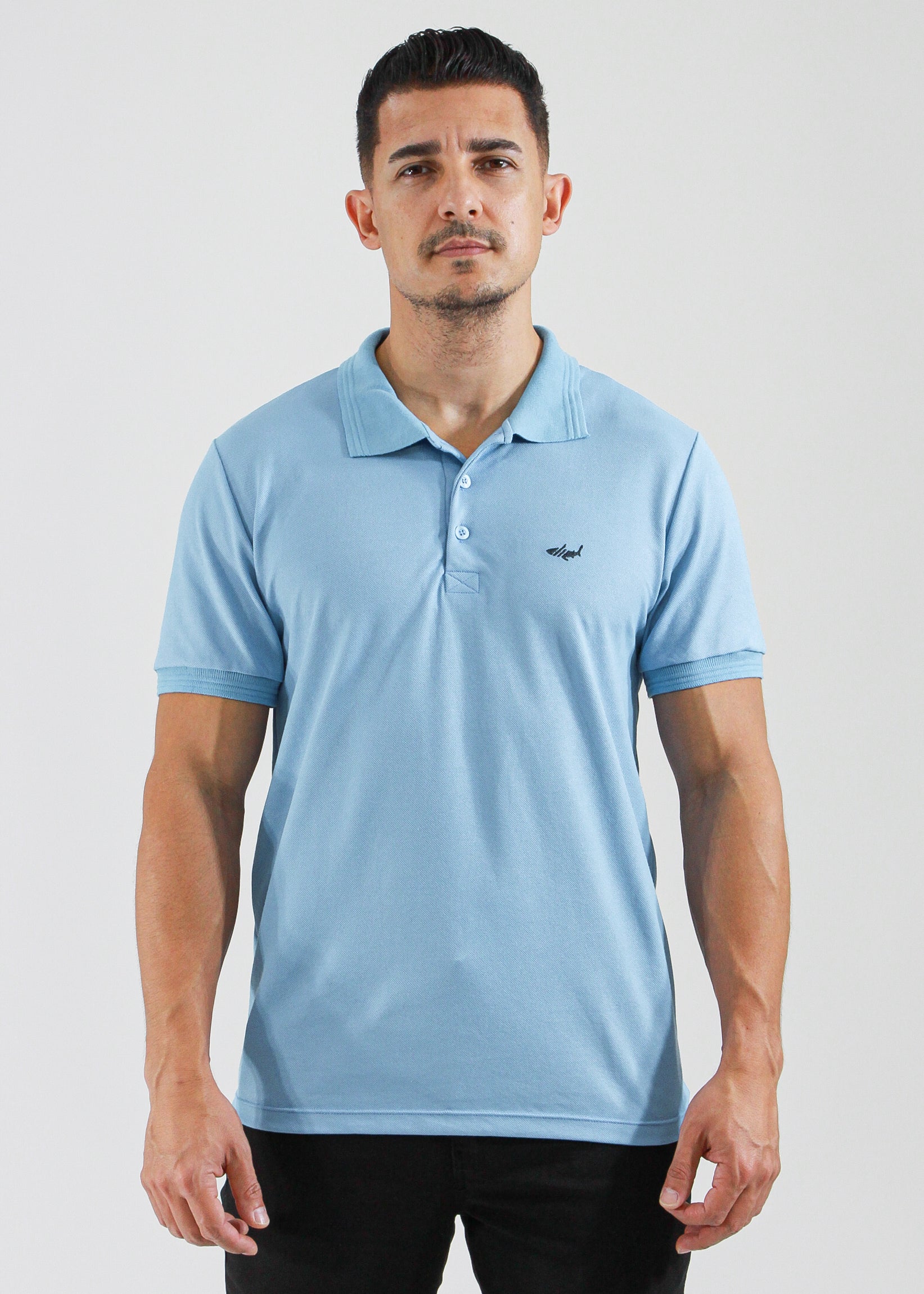 Camisa Polo Piquet - Azul