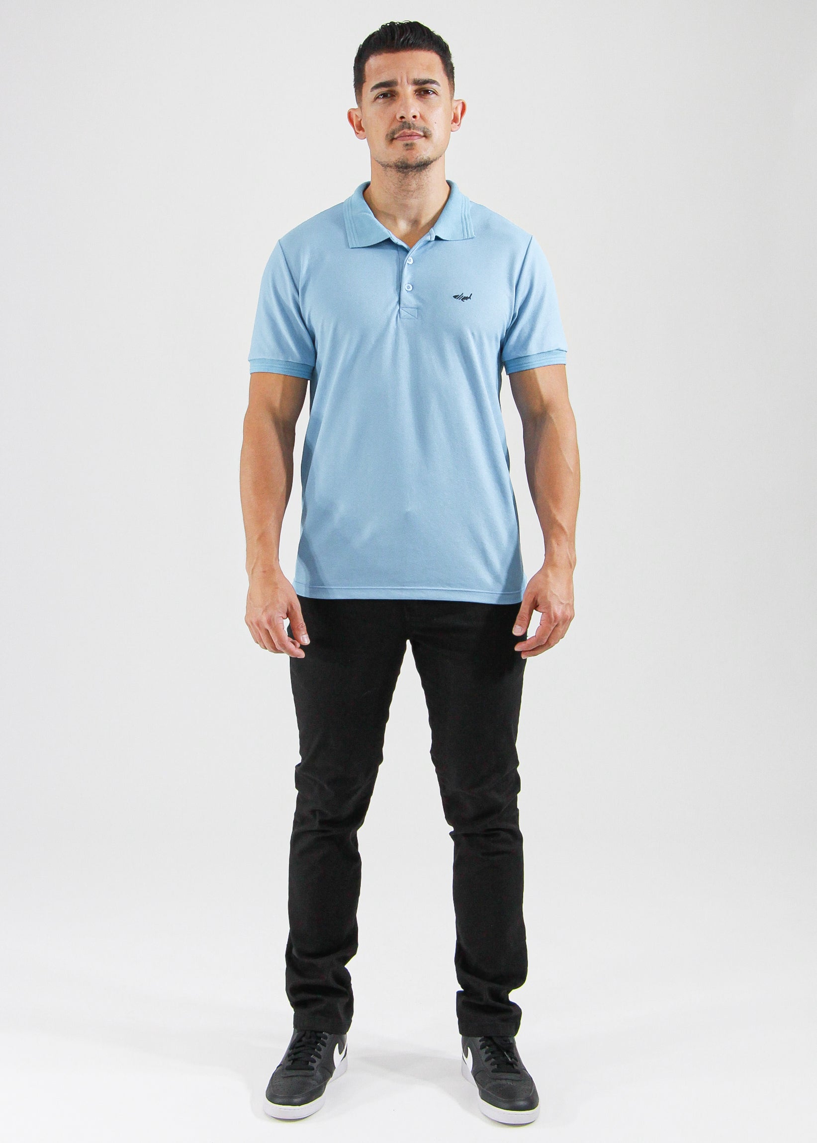 Camisa Polo Piquet - Azul