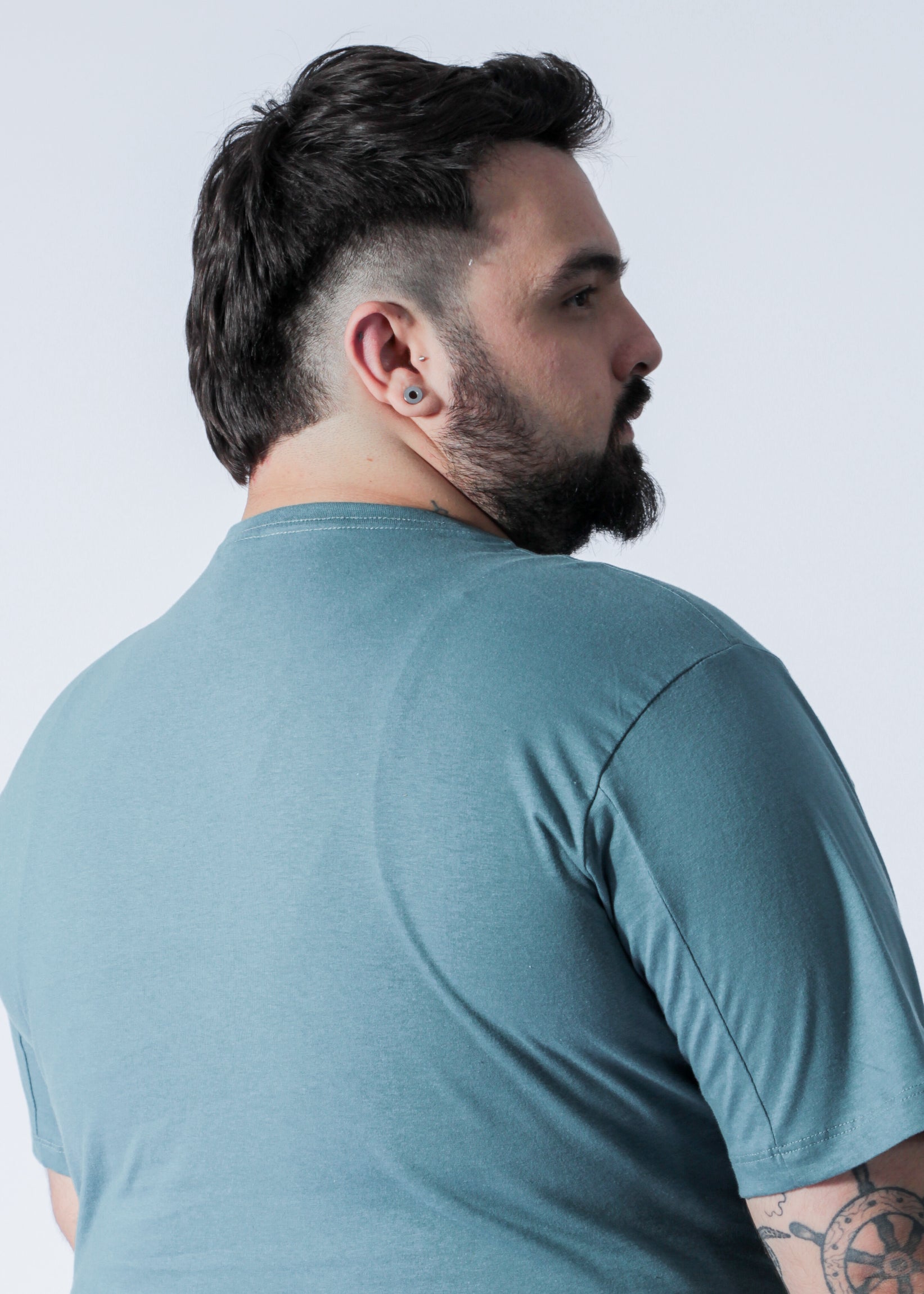 Camiseta Estampada Surfboards Plus Size - Verde