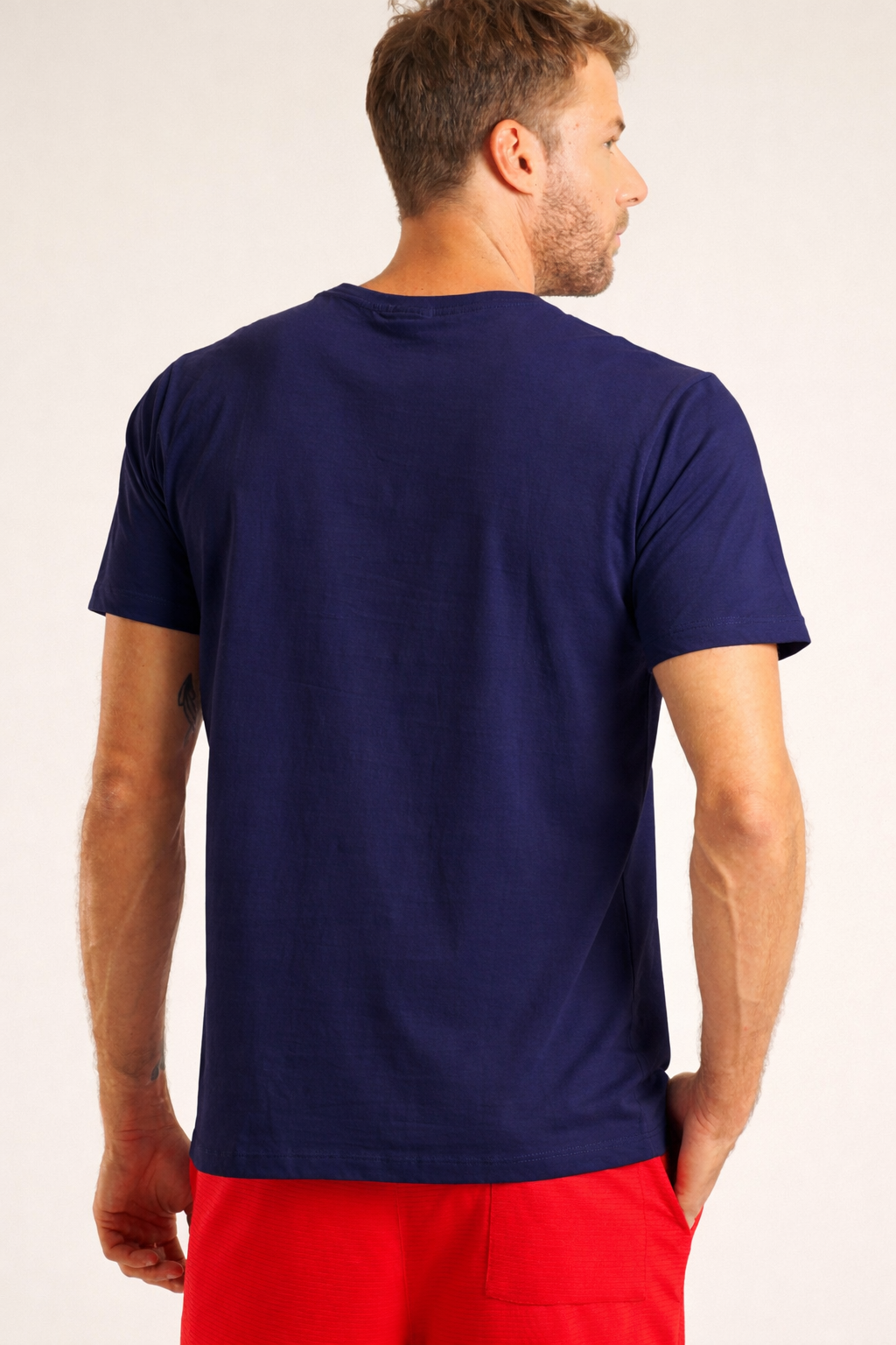 Camiseta Básica - Azul Marinho