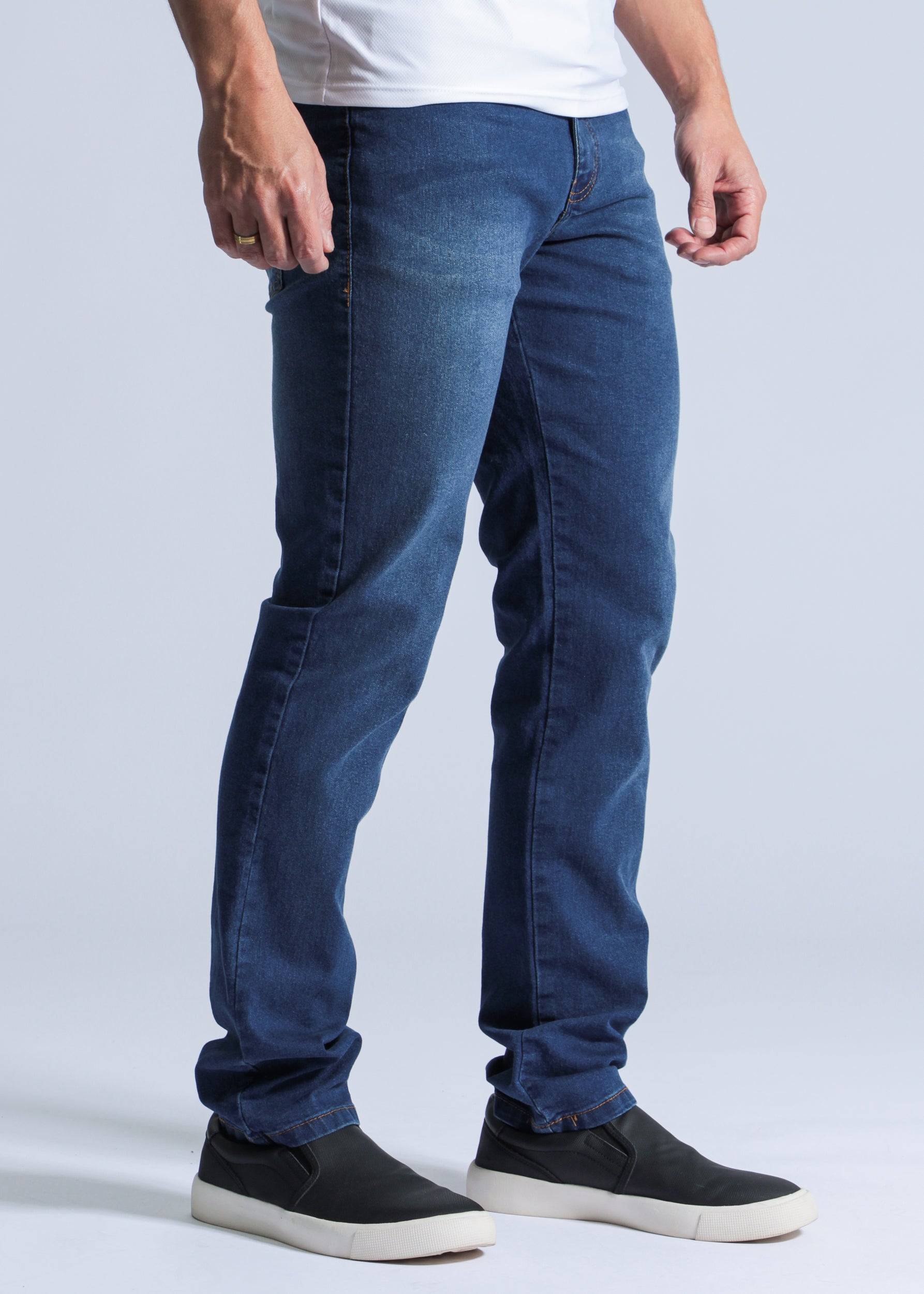 Calça Jeans Linha Caramelo - Escura