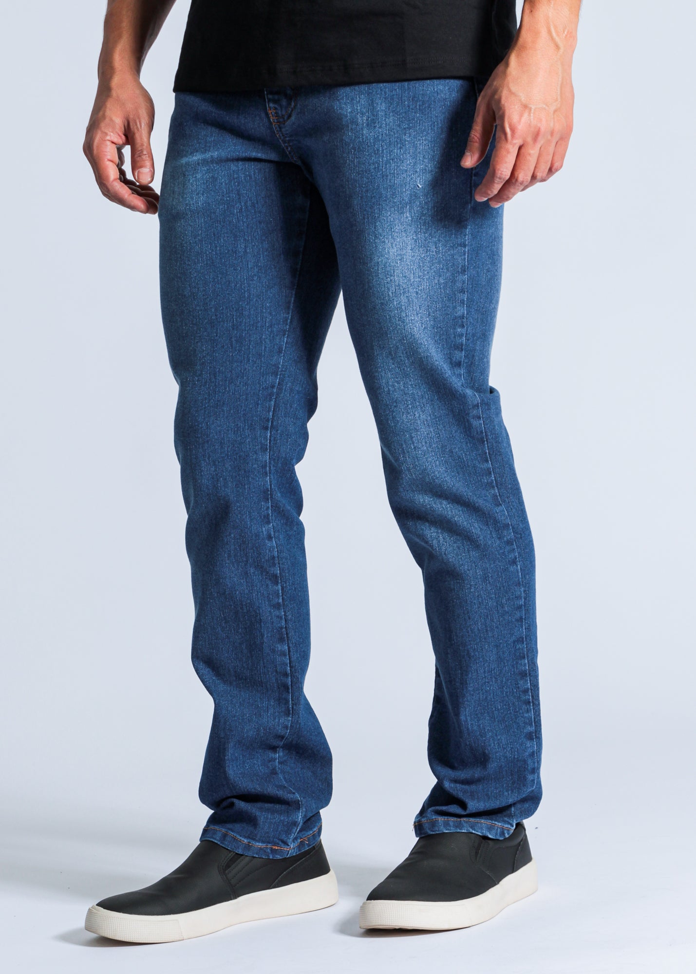 Calça Jeans - Escura Linha Caramelo