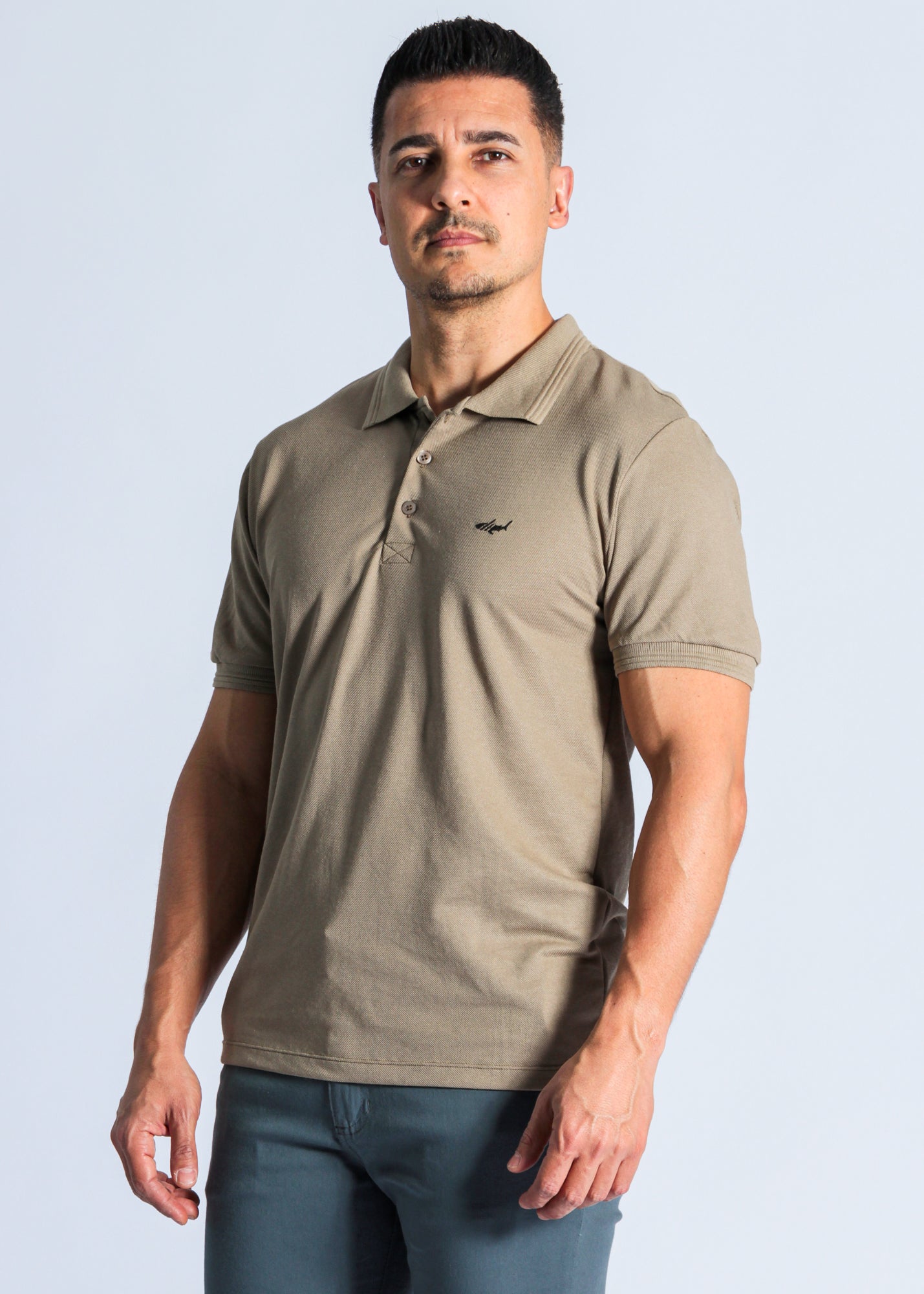 Camisa Polo Piquet - Caqui