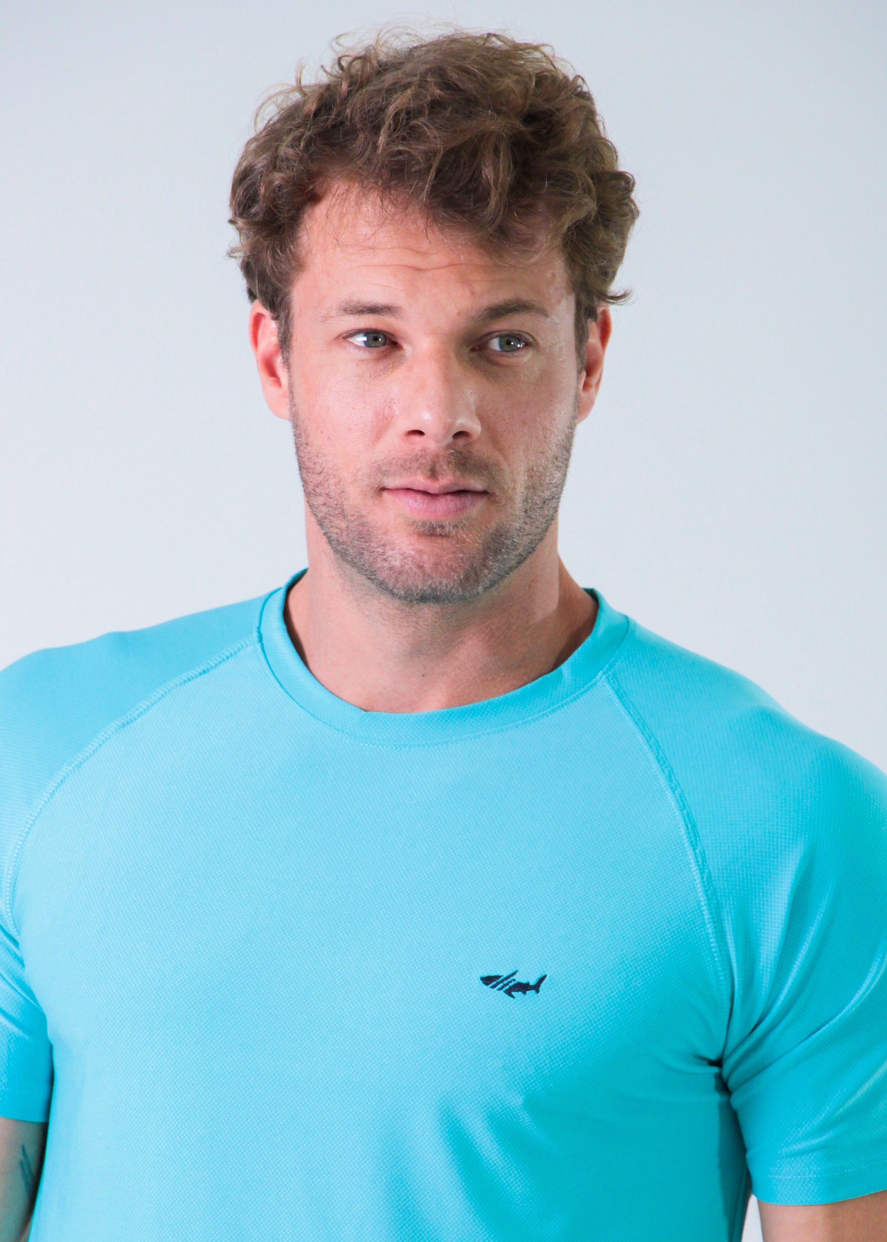 Camiseta Slim Dry Fit - Azul