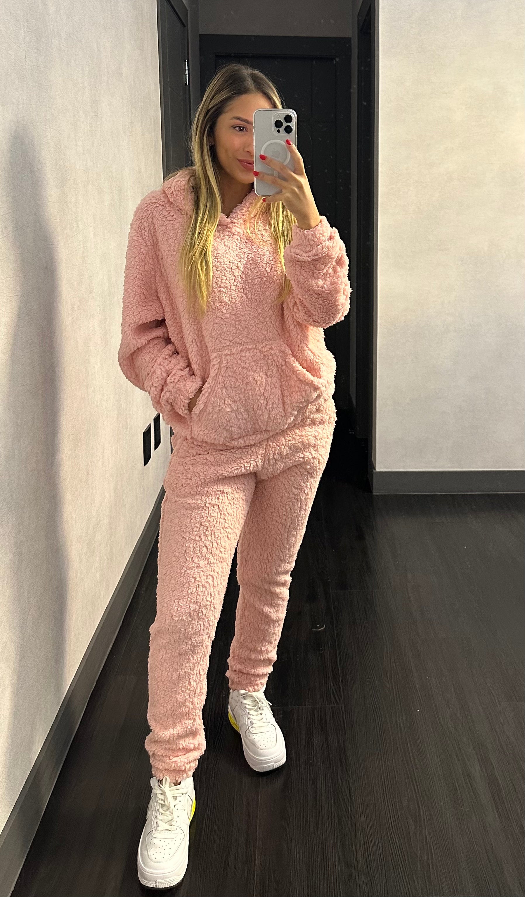 Calça Sherpa - Rosa