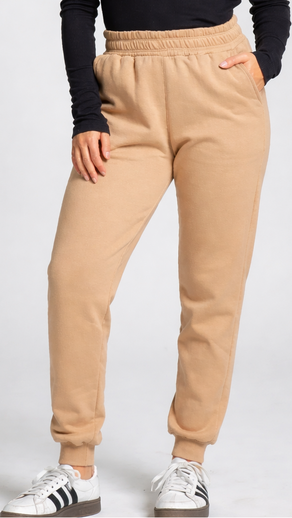 Calça Moletom Premium - Bege