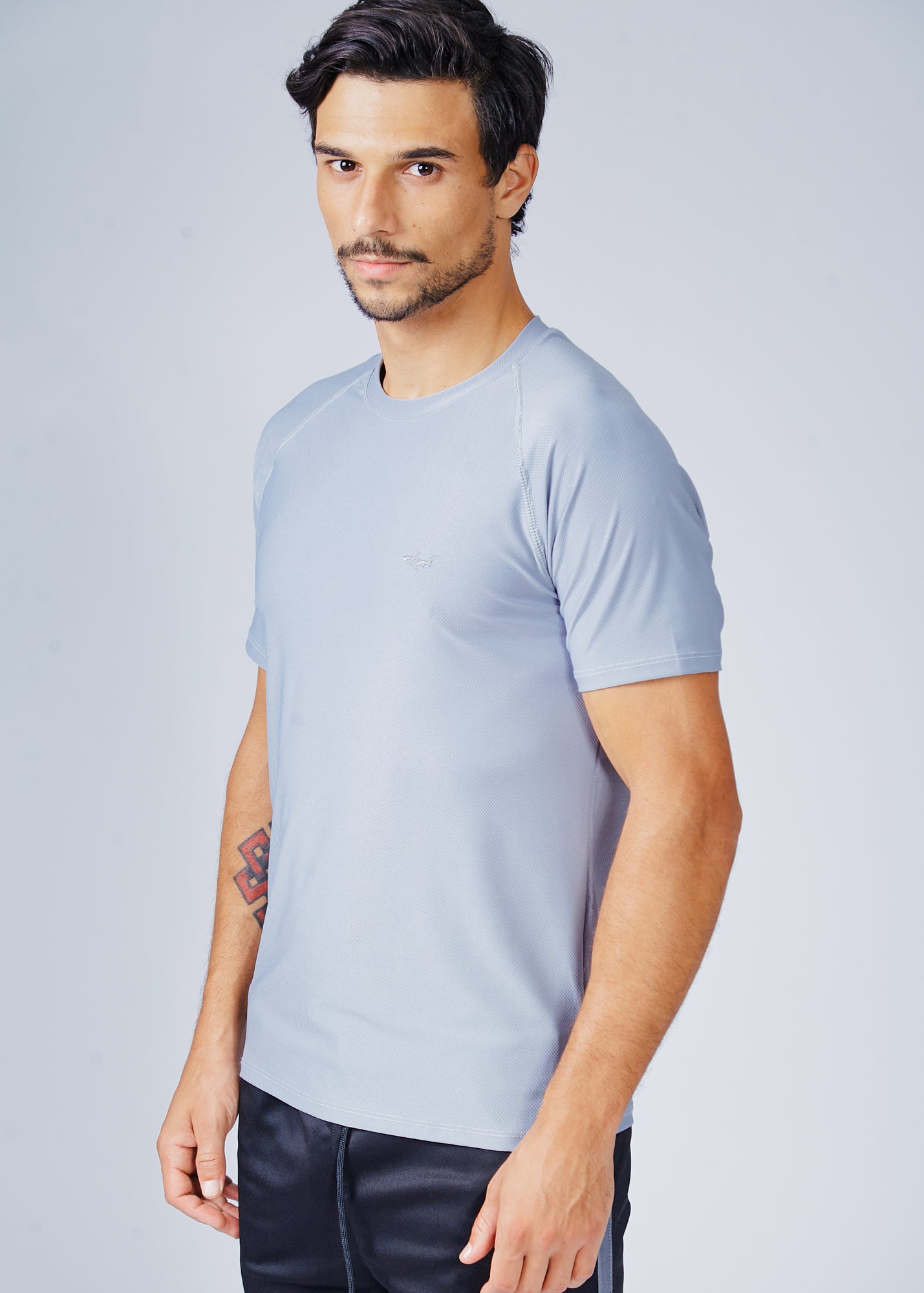 Camiseta Slim Dry Fit - Cinza