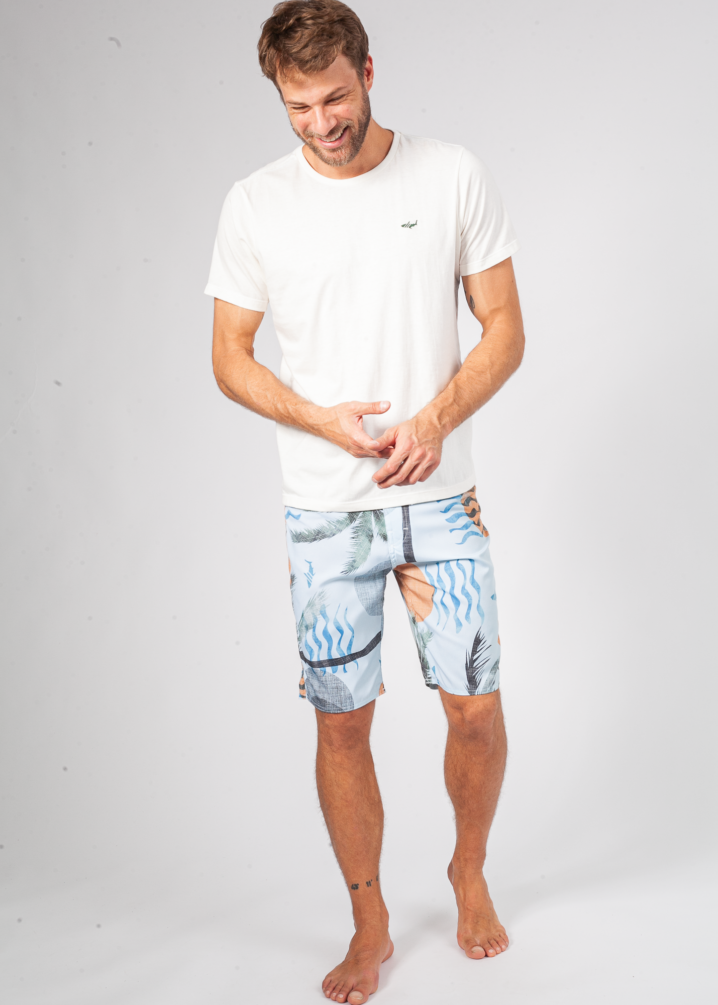 Camiseta Básica - Off White