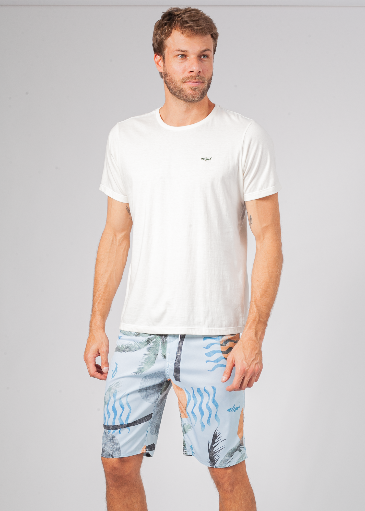 Camiseta Básica - Off White