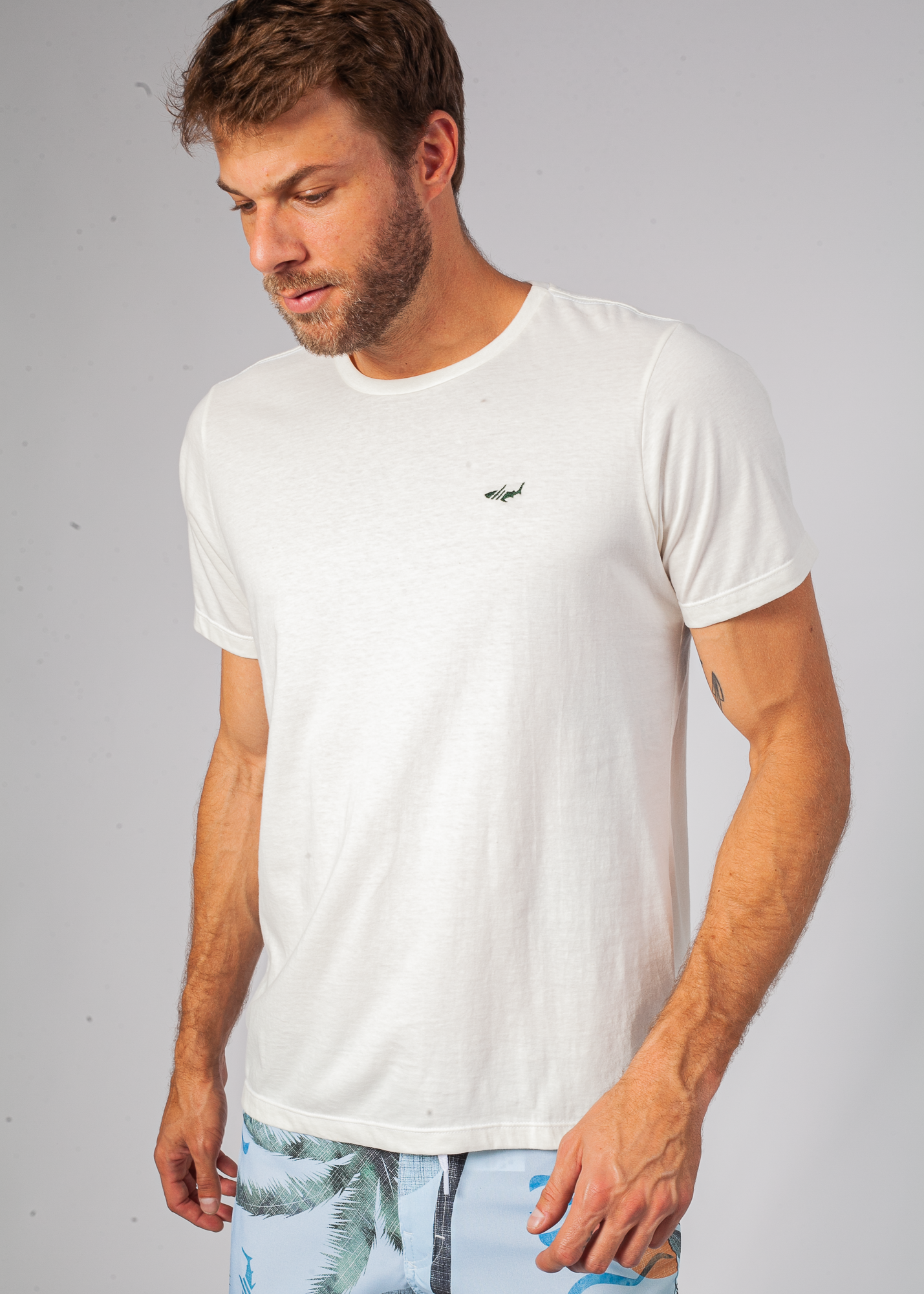 Camiseta Básica - Off White