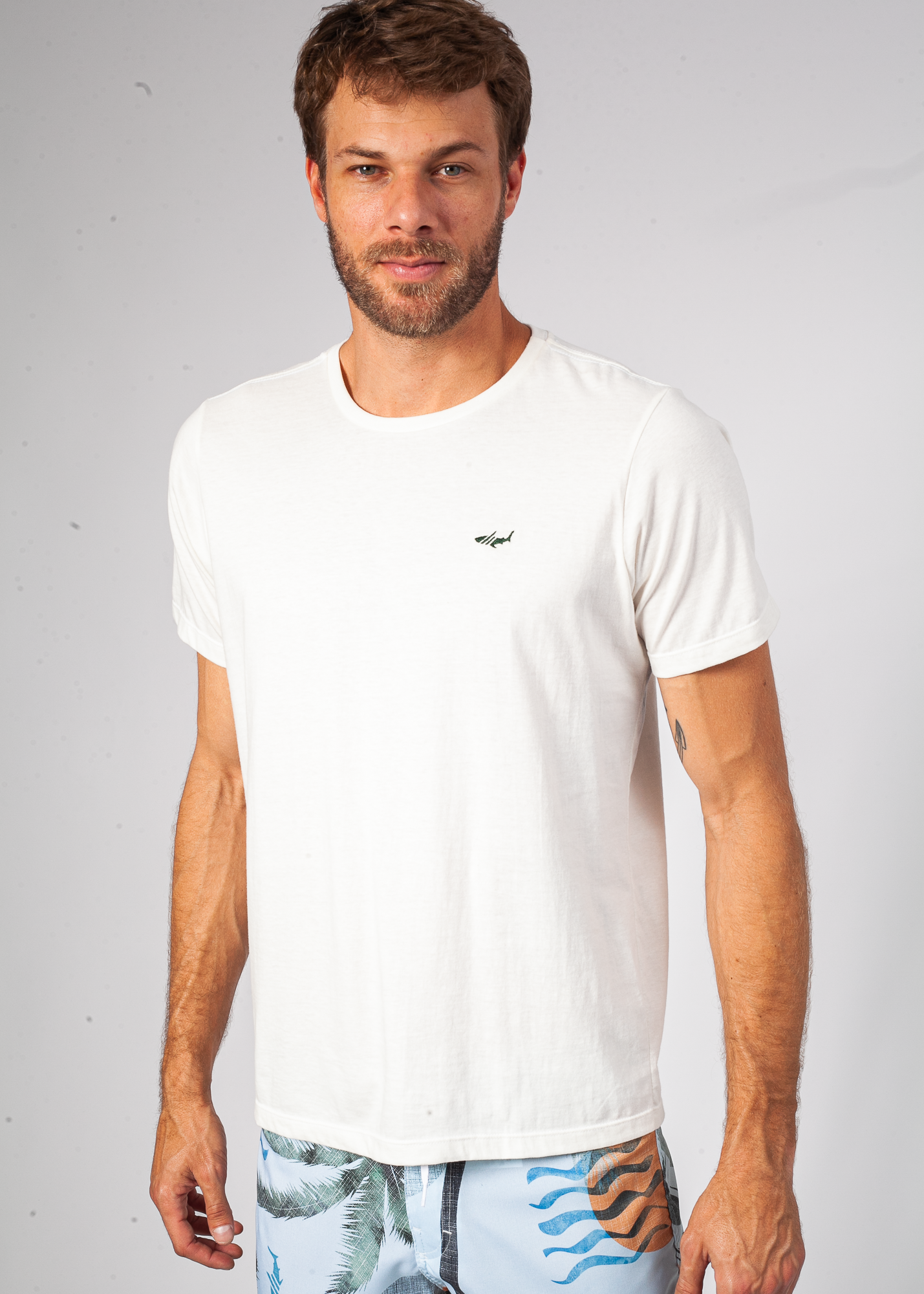 Camiseta Básica - Off White