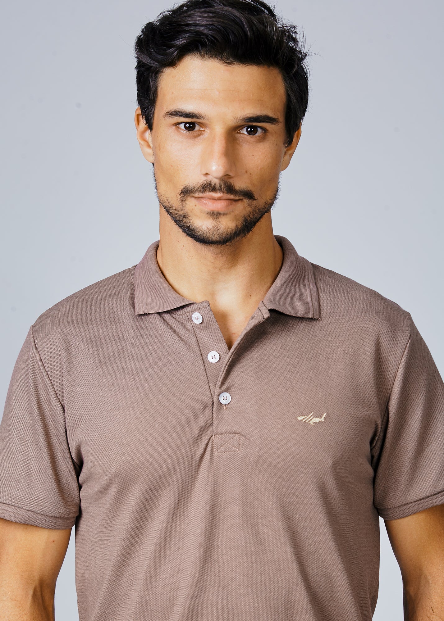 Camisa Polo Piquet - Marrom