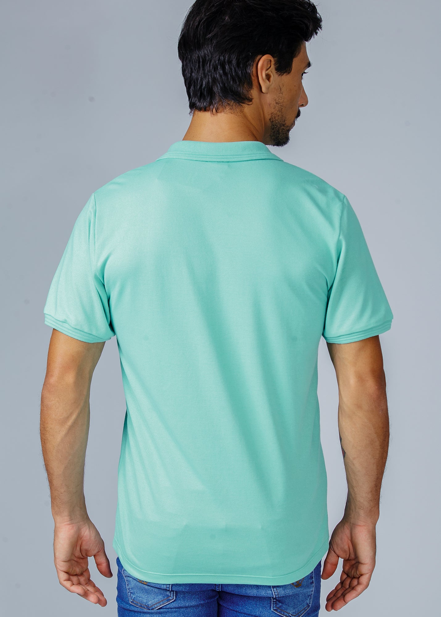 Camisa Polo Piquet - Verde Água