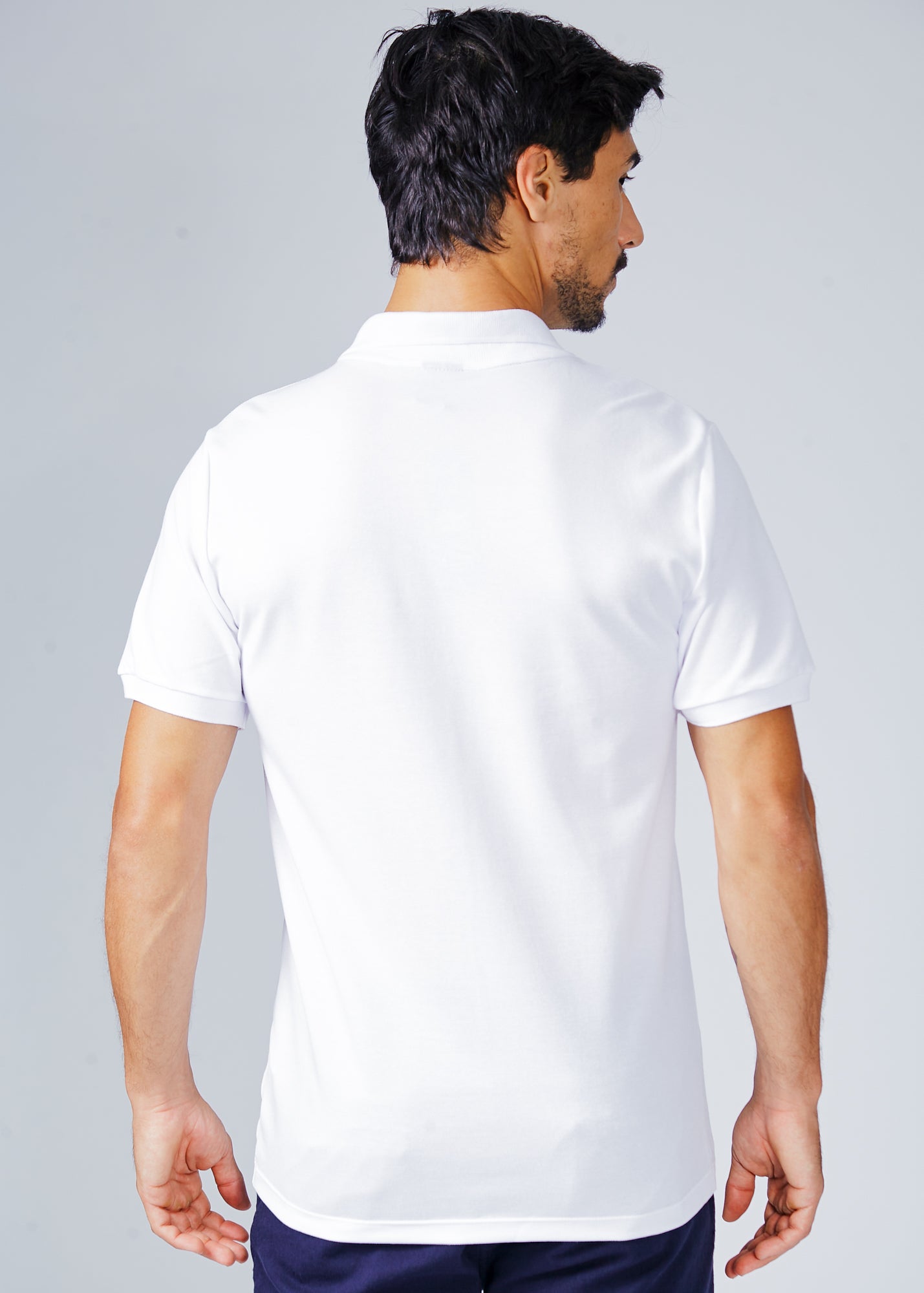 Camisa Polo Piquet - Branca